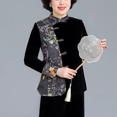法薇姿新中式丝绒设计师款上衣