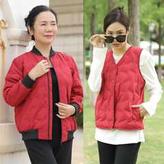 JC女士休闲羽绒夹克1+1组