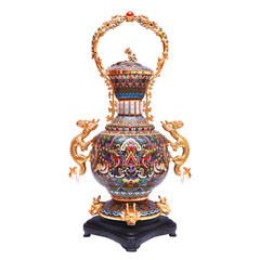 张同禄《九龙献瑞》