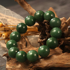 碧玉大珠径男款手串